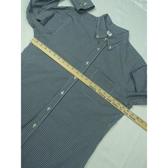 Uniqlo Mens Button Up Shirt Long Sleeve Size Medium Gingham - Picture 5 of 8